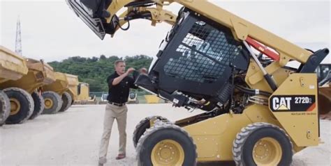 cat skid steer lifting points|How to Lift a Cat® E Series Skid Steer Loader Cab .